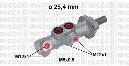Metelli 05-0756 Brake Master Cylinder 050756: Buy near me in Poland at 2407.PL - Good price!