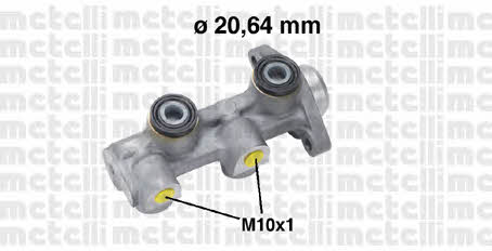 Metelli 05-0760 Brake Master Cylinder 050760: Buy near me in Poland at 2407.PL - Good price!