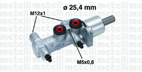 Metelli 05-0766 Brake Master Cylinder 050766: Buy near me in Poland at 2407.PL - Good price!