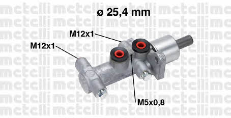 Metelli 05-0767 Brake Master Cylinder 050767: Buy near me at 2407.PL in Poland at an Affordable price!