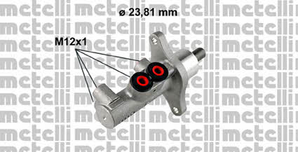 Metelli 05-0775 Brake Master Cylinder 050775: Buy near me in Poland at 2407.PL - Good price!