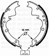 Metelli 53-0109 Brake shoe set 530109: Buy near me in Poland at 2407.PL - Good price!