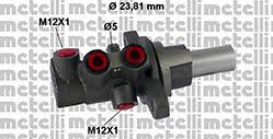 Metelli 05-0796 Brake Master Cylinder 050796: Buy near me in Poland at 2407.PL - Good price!