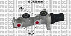 Metelli 05-0798 Brake Master Cylinder 050798: Buy near me in Poland at 2407.PL - Good price!