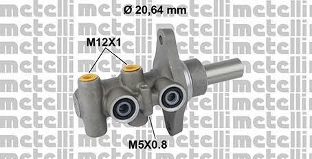 Metelli 05-0810 Brake Master Cylinder 050810: Buy near me in Poland at 2407.PL - Good price!