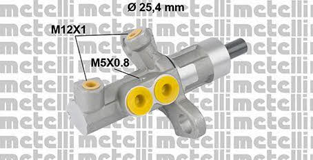 Metelli 05-0811 Brake Master Cylinder 050811: Buy near me in Poland at 2407.PL - Good price!
