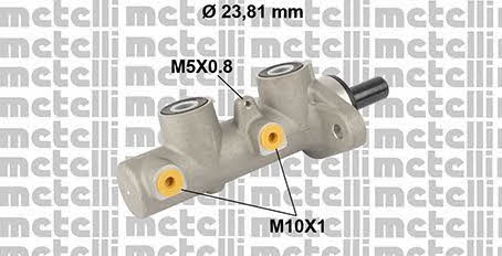 Metelli 05-0812 Brake Master Cylinder 050812: Buy near me in Poland at 2407.PL - Good price!