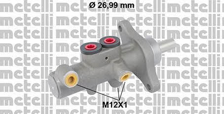 Metelli 05-0832 Brake Master Cylinder 050832: Buy near me in Poland at 2407.PL - Good price!