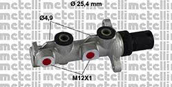 Metelli 05-0797 Brake Master Cylinder 050797: Buy near me at 2407.PL in Poland at an Affordable price!
