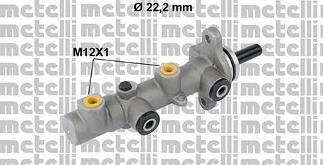 Metelli 05-0825 Brake Master Cylinder 050825: Buy near me in Poland at 2407.PL - Good price!