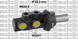 Metelli 05-0782 Brake Master Cylinder 050782: Buy near me in Poland at 2407.PL - Good price!