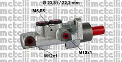 Metelli 05-0518 Brake Master Cylinder 050518: Buy near me in Poland at 2407.PL - Good price!
