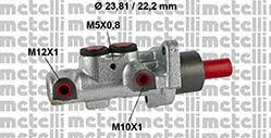 Metelli 05-0552 Brake Master Cylinder 050552: Buy near me in Poland at 2407.PL - Good price!
