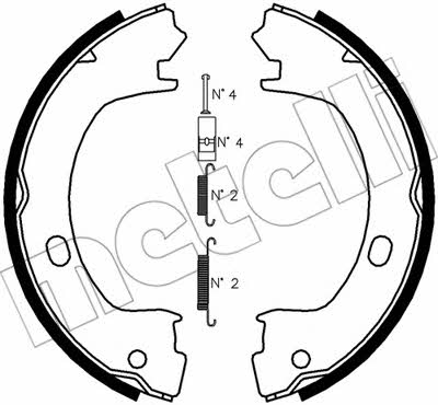 Metelli 53-0031K Колодки тормозные стояночного тормоза 530031K: Отличная цена - Купить в Польше на 2407.PL!