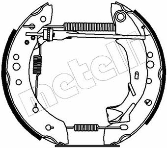 510164 Metelli Bremsbackensatz