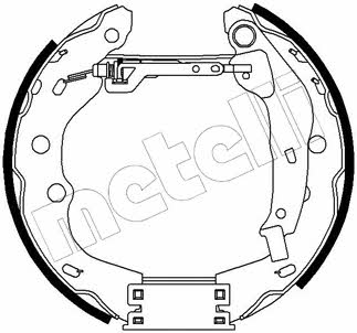 Metelli 51-0206 Brake shoe set 510206: Buy near me at 2407.PL in Poland at an Affordable price!