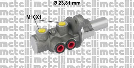Metelli 05-0778 Brake Master Cylinder 050778: Buy near me in Poland at 2407.PL - Good price!