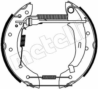 Metelli 51-0095 Колодки тормозные барабанные, комплект 510095: Отличная цена - Купить в Польше на 2407.PL!