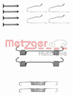 Metzger 105-0808 Комплект монтажний гальмівних колодок 1050808: Приваблива ціна - Купити у Польщі на 2407.PL!