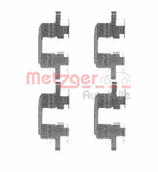 Metzger 109-1711 Комплект монтажный тормозных колодок 1091711: Отличная цена - Купить в Польше на 2407.PL!