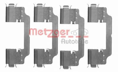 Metzger 109-1716 Комплект монтажный тормозных колодок 1091716: Отличная цена - Купить в Польше на 2407.PL!
