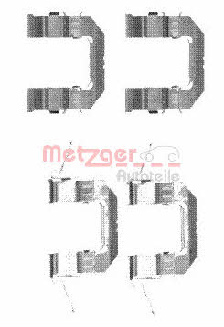 Metzger 109-1722 Zestaw montażowy klocków hamulcowych 1091722: Dobra cena w Polsce na 2407.PL - Kup Teraz!