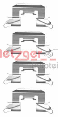 Metzger 109-1772 Комплект монтажный тормозных колодок 1091772: Отличная цена - Купить в Польше на 2407.PL!