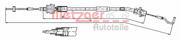 Metzger 11.1624 Accelerator Cable 111624: Buy near me in Poland at 2407.PL - Good price!