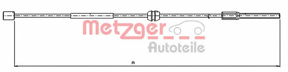 Metzger 11.5756 Seilzug, feststellbremse 115756: Kaufen Sie zu einem guten Preis in Polen bei 2407.PL!