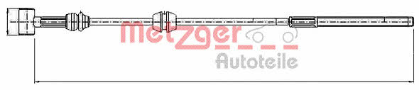 Metzger 11.5760 Cable Pull, parking brake 115760: Buy near me in Poland at 2407.PL - Good price!