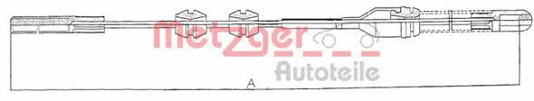 Metzger 11.5921 Трос стояночного тормоза, левый 115921: Отличная цена - Купить в Польше на 2407.PL!