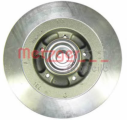Metzger 6110009 Rear brake disc, non-ventilated 6110009: Buy near me in Poland at 2407.PL - Good price!