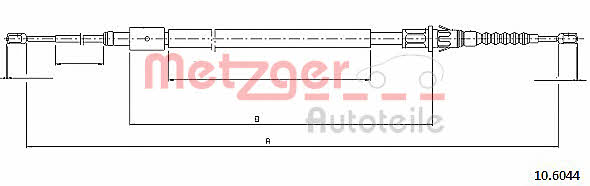 Metzger 10.6044 Seilzug, feststellbremse 106044: Kaufen Sie zu einem guten Preis in Polen bei 2407.PL!