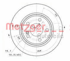 Metzger 15041 Tarcza hamulcowa 15041: Dobra cena w Polsce na 2407.PL - Kup Teraz!