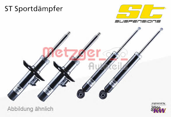Metzger 161W20043 Rear oil shock absorber 161W20043: Buy near me in Poland at 2407.PL - Good price!