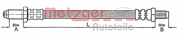Metzger 4112219 Шланг сцепления 4112219: Отличная цена - Купить в Польше на 2407.PL!