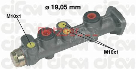 Metzger 202-028 Brake Master Cylinder 202028: Buy near me in Poland at 2407.PL - Good price!