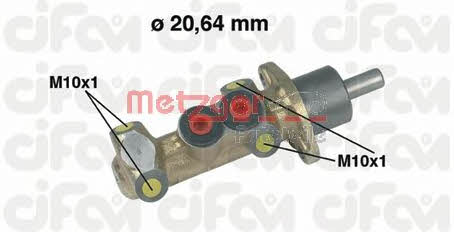 Metzger 202-044 Brake Master Cylinder 202044: Buy near me in Poland at 2407.PL - Good price!
