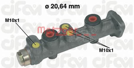 Metzger 202-066 Brake Master Cylinder 202066: Buy near me in Poland at 2407.PL - Good price!