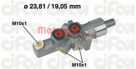 Metzger 202-177 Brake Master Cylinder 202177: Buy near me in Poland at 2407.PL - Good price!