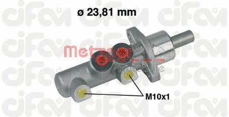 Metzger 202-259 Brake Master Cylinder 202259: Buy near me in Poland at 2407.PL - Good price!