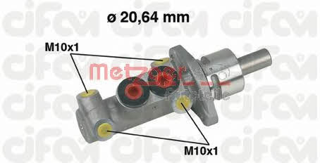 Metzger 202-277 Brake Master Cylinder 202277: Buy near me in Poland at 2407.PL - Good price!