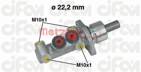 Metzger 202-302 Цилиндр тормозной, главный 202302: Отличная цена - Купить в Польше на 2407.PL!