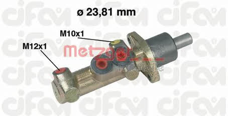 Metzger 202-386 Brake Master Cylinder 202386: Buy near me in Poland at 2407.PL - Good price!