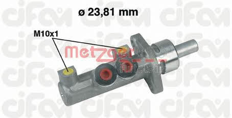 Metzger 202-412 Цилиндр тормозной, главный 202412: Отличная цена - Купить в Польше на 2407.PL!