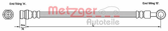 Metzger 4110194 Brake Hose 4110194: Buy near me in Poland at 2407.PL - Good price!