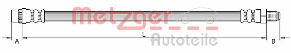 Metzger 4110896 Brake Hose 4110896: Buy near me at 2407.PL in Poland at an Affordable price!