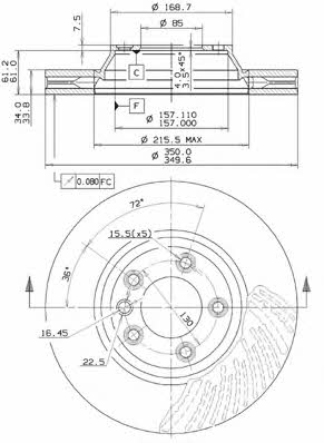 Metzger 25049 V Диск тормозной 25049V: Отличная цена - Купить в Польше на 2407.PL!