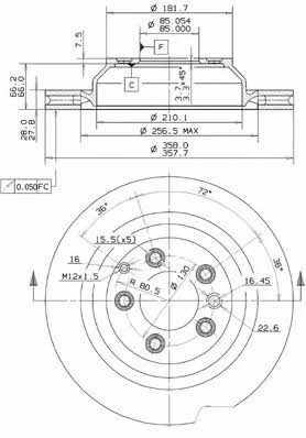 Metzger 25135 V Тормозной диск задний вентилируемый 25135V: Отличная цена - Купить в Польше на 2407.PL!