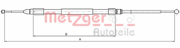 Metzger 10.4159 Трос стояночного тормоза 104159: Отличная цена - Купить в Польше на 2407.PL!